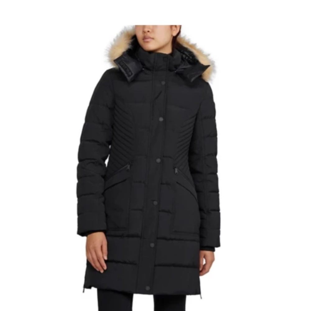 Pajar black coat w/ detachable hood - Large- New with Tag!